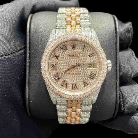 rose gold bust down rolex